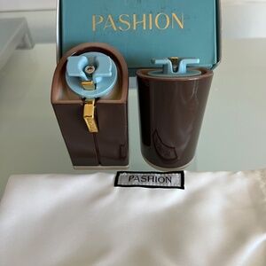 PASHION FOOTWEAR Block Heel Kit 4 COCOA